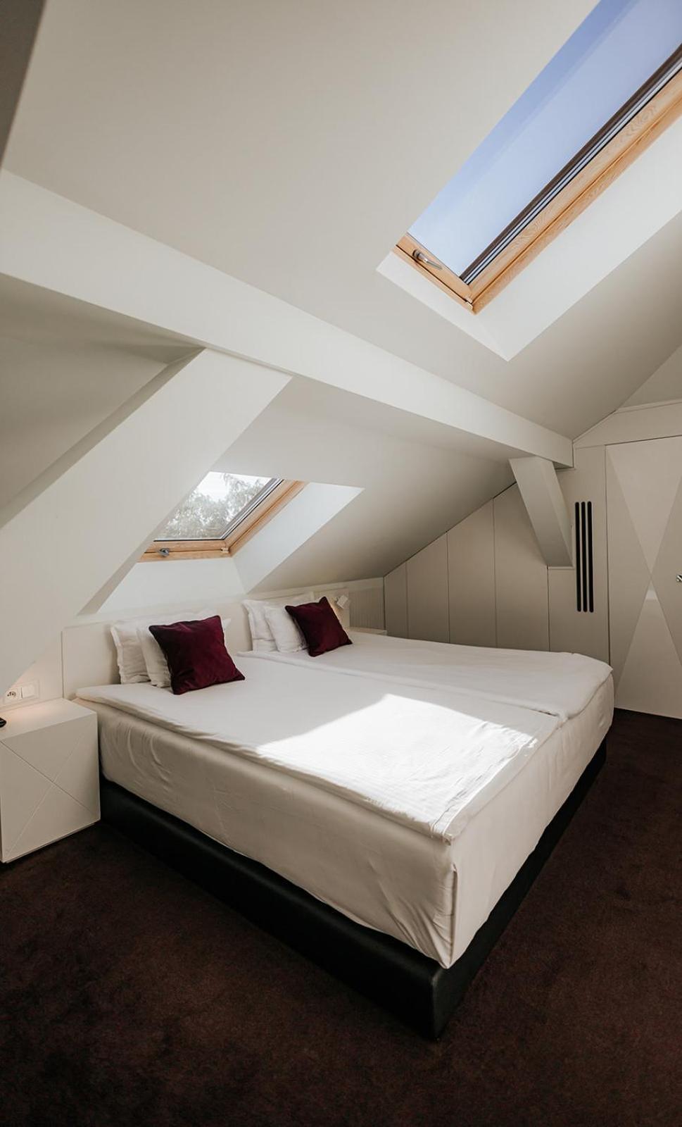 ורוצלב Platinum Palace Boutique Hotel & Spa מראה חיצוני תמונה A bedroom with a skylight